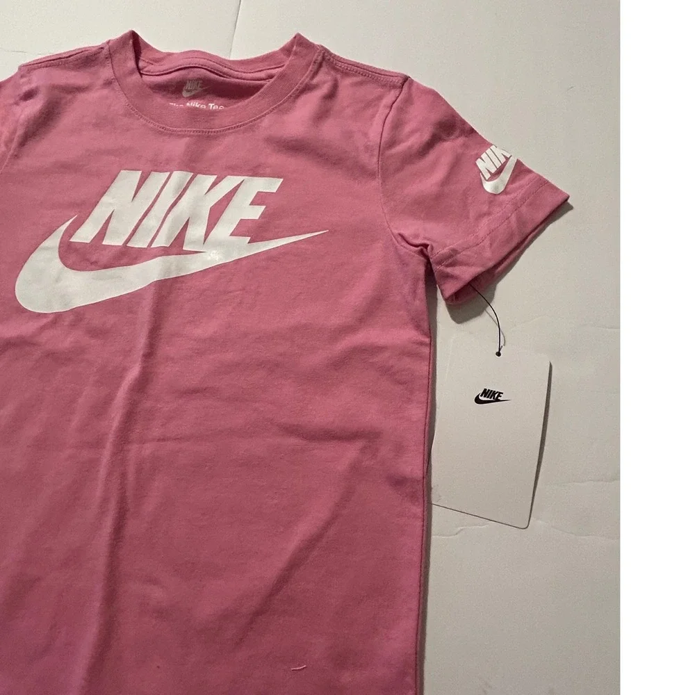 Nike Under Armour Girls Graphic T-Shirt Bundle Pink Blue Size 5 NWT